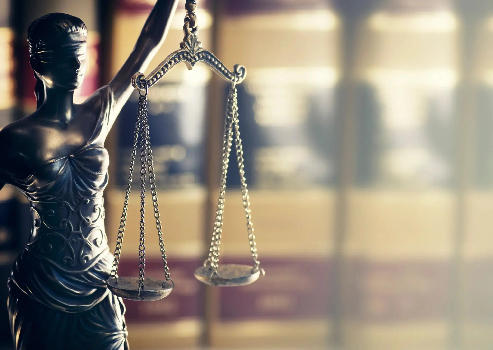 Justice statue symbolizing fairness and law